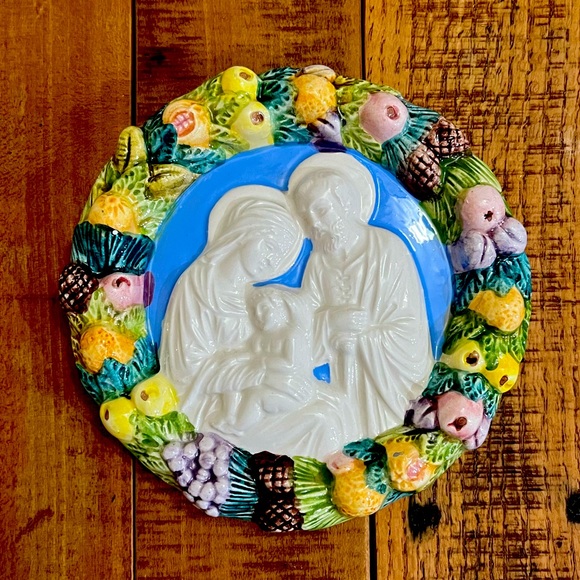 Della Robbia Wall Plaque - Picture 1 of 7